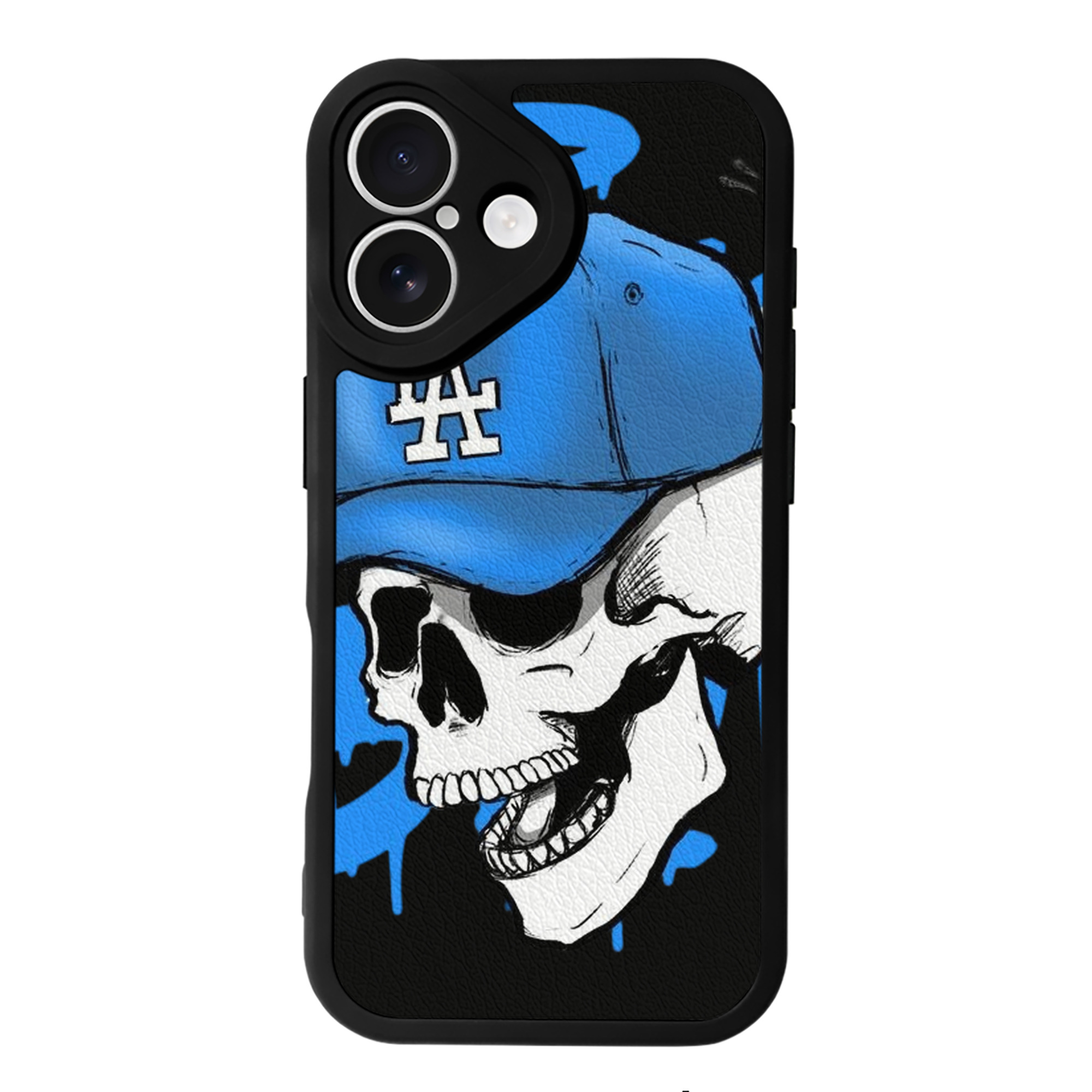  IPhone 16 Silicone Leather Case – UV Print, Lambskin Texture – Perfect Fit, Wireless Charging Compatible, Scratch Resistant, Precise Cutouts – Stylish Protection For IPhone 16